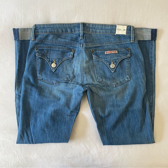 Hudson Bacara Crop Straight Cuffed Jeans - Picture 3 of 7